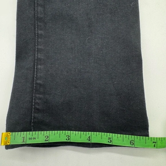 Good American Power Stretch Pull-On Straight Ankle Black Jeans, Size Small NWT - Picture 7 of 16